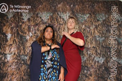 Booth photo from the TWoA Waiariki 2023 Graduations (Whakatāne), held at the Baptist Church, Whakatāne, Bay of Plenty, New Zealand on Wednesday, 17 May, 2023. Photo: Mike Walen / KeyImagery Photography. Copyright: © Te Wānanga o Aotearoa.
