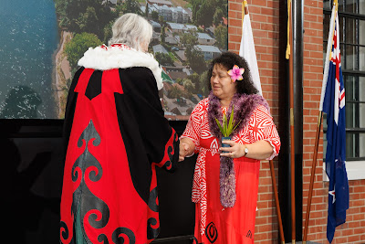 Photo from the HCC NZ Citizenship Ceremony 1 (Morning) held at The Atrium, Wintec/Te Pukenga, Hamilton, Waikato, New Zealand at 10:00am on Monday, 11 March, 2024. Photo: Mike Walen / KeyImagery Photography. Copyright: © Hamilton City Council.