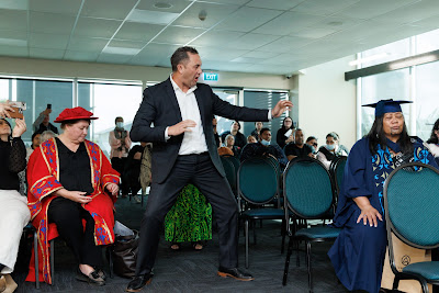 Photo from the TWoA Tainui 2022 Graduations (Mangakotukutuku), held at the Mangakotukutuku Campus, Hamilton, Waikato, New Zealand. Taken: Friday 9 September, 2022. Photo: Mike Walen / KeyImagery Photography. Copyright: © Te Wananga o Aotearoa.