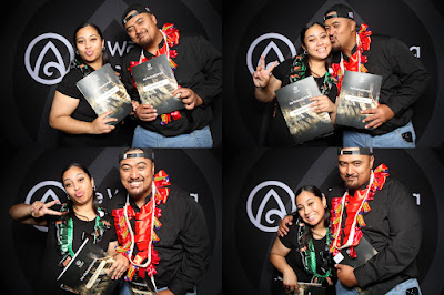 Booth photo from the TWoA Te Tai Tokerau (Kaitaia) 2025 Graduation held at Te Kura Kaupapa Maori o Pukemiro in Kaitaia, Northland, New Zealand on Monday, 14 April, 2025. Photo by InstaBooth / KeyImagery Photography. Copyright: © 2025 Te Wānanga o Aotearoa.