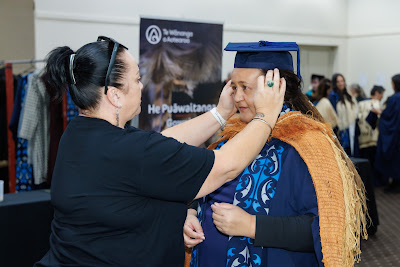 Photo from the TWoA Waiariki 2024 Graduation (Rotorua), held at The Distinction Hotel, Rotorua, Bay aof Plenty, New Zealand on Friday, 10 May, 2024. Photo: Mike Walen / KeyImagery Photography. Copyright: © Te Wānanga o Aotearoa.