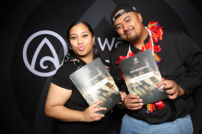 Booth photo from the TWoA Te Tai Tokerau (Kaitaia) 2025 Graduation held at Te Kura Kaupapa Maori o Pukemiro in Kaitaia, Northland, New Zealand on Monday, 14 April, 2025. Photo by InstaBooth / KeyImagery Photography. Copyright: © 2025 Te Wānanga o Aotearoa.