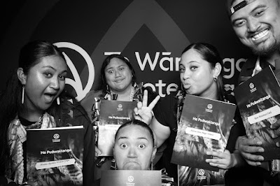 Booth photo from the TWoA Te Tai Tokerau (Kaitaia) 2025 Graduation held at Te Kura Kaupapa Maori o Pukemiro in Kaitaia, Northland, New Zealand on Monday, 14 April, 2025. Photo by InstaBooth / KeyImagery Photography. Copyright: © 2025 Te Wānanga o Aotearoa.