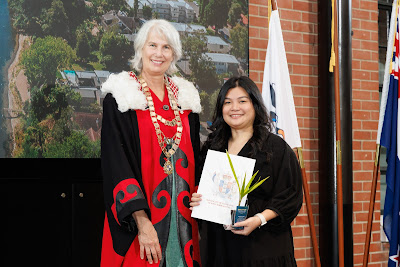 Photo from the HCC NZ Citizenship Ceremony 1 (Morning) held at The Atrium, Wintec/Te Pukenga, Hamilton, Waikato, New Zealand at 10:00am on Monday, 11 March, 2024. Photo: Mike Walen / KeyImagery Photography. Copyright: © Hamilton City Council.