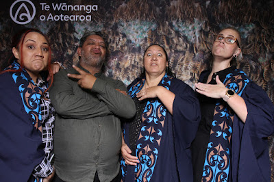 Booth photo from the TWoA Tainui 2021 Graduations (Thursday Afternoon - Ceremony 2), held at Elim Church, Te Rapa, Hamilton, New Zealand. Taken: Thursday 22 April 2021. Photo: InstaBooth / KeyImagery Photography. Copyright: © Te Wānanga o Aotearoa.