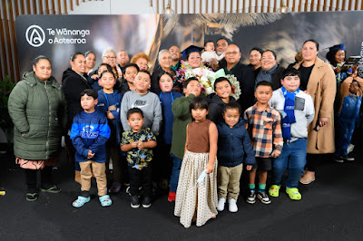 Photo from the TWoA Tāmaki Makaurau 2024 Graduations (Ceremony 2 @ 7pm), held at Church Unlimited, Glendene, Auckland, New Zealand on Monday, 24 June, 2024. Photo: Alick Saunders for KeyImagery Photography. Copyright: © Te Wānanga o Aotearoa.