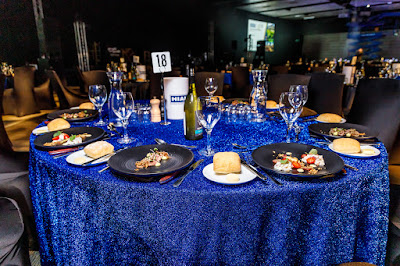Photo from the Gala Dinner on Day 2 of the HIANZ Conference & Trade Show 2019 held at the Claudelands Events Centre, Hamilton, New Zealand. Taken: Thursday, 4 July 2019. Photography: Mike Walen / KeyImagery Photography. Copyright: © HIANZ.