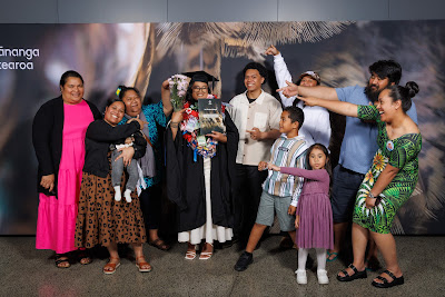 Photo from Ceremony 3 of the TWoA Tāmaki Makaurau 2025 Graduations (March 2025) held at the Mangere Arts Centre in Auckland, New Zealand on Wednesday, 12 March, 2025. Photo by Mike Walen / KeyImagery Photography. Copyright: © 2025 Te Wānanga o Aotearoa.