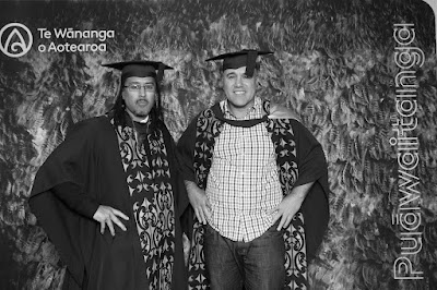 Booth photo from the TWoA Waiariki 2023 Graduations (Waiwhero), held at Te Puia, Rotorua, Bay of Plenty, New Zealand on Friday, 12 May, 2023. Photo: Instabooth by KeyImagery. Copyright: © Te Wānanga o Aotearoa.