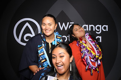 Booth photo from the TWoA Te Tai Tokerau (Kaitaia) 2025 Graduation held at Te Kura Kaupapa Maori o Pukemiro in Kaitaia, Northland, New Zealand on Monday, 14 April, 2025. Photo by InstaBooth / KeyImagery Photography. Copyright: © 2025 Te Wānanga o Aotearoa.