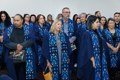 Photo from the TWoA Waiariki 2024 Graduation (Rotorua), held at The Distinction Hotel, Rotorua, Bay aof Plenty, New Zealand on Friday, 10 May, 2024. Photo: Mike Walen / KeyImagery Photography. Copyright: © Te Wānanga o Aotearoa.