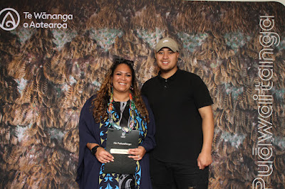 Booth photo from the TWoA Waiariki 2023 Graduations (Whakatāne), held at the Baptist Church, Whakatāne, Bay of Plenty, New Zealand on Wednesday, 17 May, 2023. Photo: Mike Walen / KeyImagery Photography. Copyright: © Te Wānanga o Aotearoa.