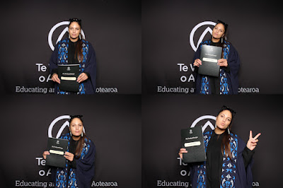 Photo from the TWoA Tāmaki Makaurau 2023 Graduations (Ceremony 4 @ 10am), held at the Due Drop Events Centre, Manukau, Auckland, New Zealand on Thursday, 8 June, 2023. Photo: InstaBooth by KeyImagery Photography. Copyright: © Te Wānanga o Aotearoa.