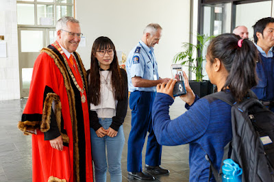 Photo from the International Week Launch held in the Reception Lounge, Hamilton City Council, Hamilton, New Zealand. Taken: Monday, 17 September 2018. Photography: Mike Walen / KeyImagery Photography. Copyright: © Hamilton City Council.