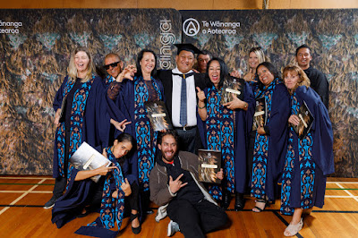 Photo from the TWoA Tainui 2019 Graduations (Ceremony 2),  held at Hamilton Boys' High School, Hamilton, New Zealand. Taken: Wednesday 17 April 2019. Photo: Mike Walen / KeyImagery Photography. Copyright: © Te Wānanga o Aotearoa.