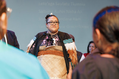 Photo from Ceremony 3 of the TWoA Tāmaki Makaurau 2025 Graduations (March 2025) held at the Mangere Arts Centre in Auckland, New Zealand on Wednesday, 12 March, 2025. Photo by Mike Walen / KeyImagery Photography. Copyright: © 2025 Te Wānanga o Aotearoa.