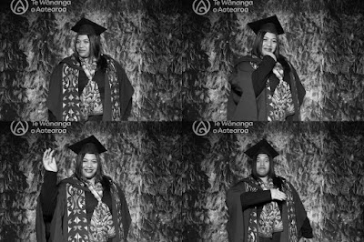 Booth photo from the TWoA Tainui 2021 Graduations (Friday - Ceremony 3),  held at Elim Church, Te Rapa, Hamilton, New Zealand. Taken: Friday 23 April 2021. Photo: InstaBooth / KeyImagery Photography. Copyright: © Te Wānanga o Aotearoa.