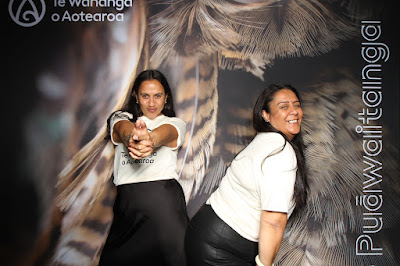 Booth photo from the TWoA Tainui 2025 Graduations (Ceremony 1 @ 10am) held at Claudelands Event Centre in Hamilton, Waikato, New Zealand on Tuesday, 29 April, 2025. Photography by InstaBooth / KeyImagery Photography. Copyright: © 2025 Te Wānanga o Aotearoa.