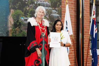 Photo from the HCC NZ Citizenship Ceremony 1 (Morning) held at The Atrium, Wintec/Te Pukenga, Hamilton, Waikato, New Zealand at 10:00am on Monday, 11 March, 2024. Photo: Mike Walen / KeyImagery Photography. Copyright: © Hamilton City Council.