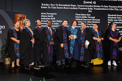 Photo from the TWoA Tāmaki Makaurau 2024 Graduations (Ceremony 4 @ 7pm), held at Church Unlimited, Glendene, Auckland, New Zealand on Tuesday, 25 June, 2024. Photo: Mike Walen / KeyImagery Photography. Copyright: © Te Wānanga o Aotearoa.