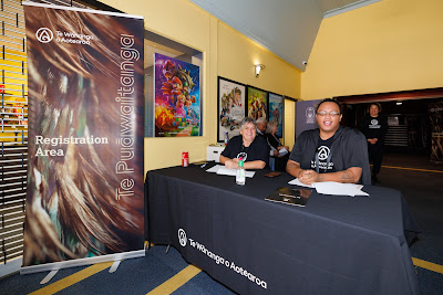 Photo from the TWoA Waiariki 2023 Graduations (Ōpōtiki), held at the De Luxe Theatre, Ōpōtiki, Bay of Plenty, New Zealand on Friday, 28 May, 2023. Photo: Mike Walen / KeyImagery Photography. Copyright: © Te Wānanga o Aotearoa.