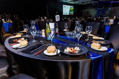 Photo from the Gala Dinner on Day 2 of the HIANZ Conference & Trade Show 2019 held at the Claudelands Events Centre, Hamilton, New Zealand. Taken: Thursday, 4 July 2019. Photography: Mike Walen / KeyImagery Photography. Copyright: © HIANZ.