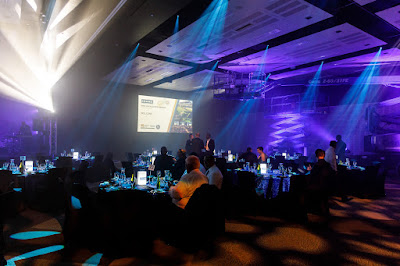 Photo from the Gala Dinner on Day 2 of the HIANZ Conference & Trade Show 2019 held at the Claudelands Events Centre, Hamilton, New Zealand. Taken: Thursday, 4 July 2019. Photography: Mike Walen / KeyImagery Photography. Copyright: © HIANZ.