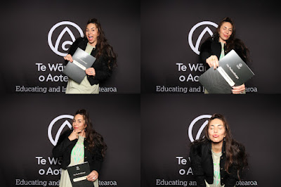 Photo from the TWoA Tāmaki Makaurau 2023 Graduations (Ceremony 4 @ 10am), held at the Due Drop Events Centre, Manukau, Auckland, New Zealand on Thursday, 8 June, 2023. Photo: InstaBooth by KeyImagery Photography. Copyright: © Te Wānanga o Aotearoa.