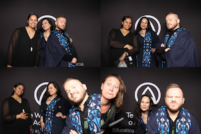Photo from the TWoA Tāmaki Makaurau 2023 Graduations (Ceremony 4 @ 10am), held at the Due Drop Events Centre, Manukau, Auckland, New Zealand on Thursday, 8 June, 2023. Photo: InstaBooth by KeyImagery Photography. Copyright: © Te Wānanga o Aotearoa.