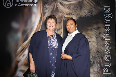 Booth photo from the TWoA Tainui 2025 Graduations (Ceremony 1 @ 10am) held at Claudelands Event Centre in Hamilton, Waikato, New Zealand on Tuesday, 29 April, 2025. Photography by InstaBooth / KeyImagery Photography. Copyright: © 2025 Te Wānanga o Aotearoa.