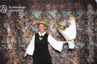 Booth photo from the TWoA Waiariki 2023 Graduations (Waiwhero), held at Te Puia, Rotorua, Bay of Plenty, New Zealand on Friday, 12 May, 2023. Photo: Instabooth by KeyImagery. Copyright: © Te Wānanga o Aotearoa.