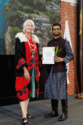 Photo from the HCC NZ Citizenship Ceremony 1 (Morning) held at The Atrium, Wintec/Te Pukenga, Hamilton, Waikato, New Zealand at 10:00am on Monday, 11 March, 2024. Photo: Mike Walen / KeyImagery Photography. Copyright: © Hamilton City Council.
