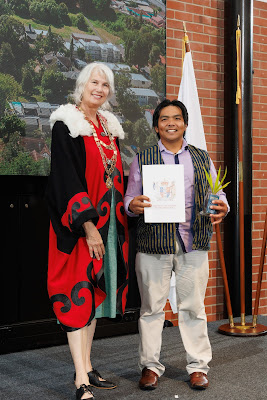 Photo from the HCC NZ Citizenship Ceremony 1 (Morning) held at The Atrium, Wintec/Te Pukenga, Hamilton, Waikato, New Zealand at 10:00am on Monday, 11 March, 2024. Photo: Mike Walen / KeyImagery Photography. Copyright: © Hamilton City Council.
