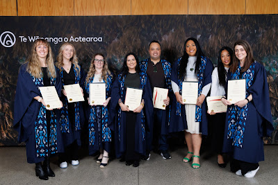 Photo from the TWoA Tāmaki Makaurau 2023 Graduations (Ceremony 5 @ 3pm), held at the Due Drop Events Centre, Manukau, Auckland, New Zealand on Thursday, 8 June, 2023. Photo: Mike Walen / KeyImagery Photography. Copyright: © Te Wānanga o Aotearoa.