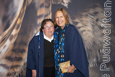 Photo from the TWoA Whirikoka 2024 Graduation (Gisborne), held at the War Memorial Theatre, Gisborne, East Coast, New Zealand on Wednesday, 16 April, 2025. Photo by Alick Saunders for KeyImagery Photography. Copyright: © 2025 Te Wānanga o Aotearoa.