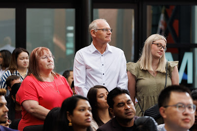 Photo from the HCC NZ Citizenship Ceremony (Morning) held in The Atrium, Wintec/Te Pukenga, Hamilton, Waikato, New Zealand at 10:00am on Monday, 12 February, 2024. Photo: Mike Walen / KeyImagery Photography. Copyright: © Hamilton City Council.