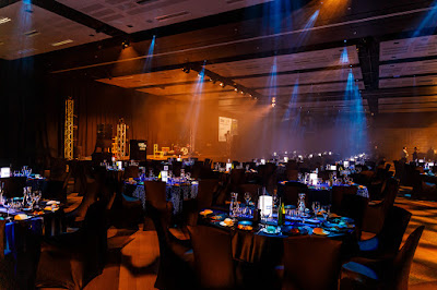 Photo from the Gala Dinner on Day 2 of the HIANZ Conference & Trade Show 2019 held at the Claudelands Events Centre, Hamilton, New Zealand. Taken: Thursday, 4 July 2019. Photography: Mike Walen / KeyImagery Photography. Copyright: © HIANZ.