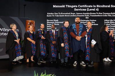 Photo from the TWoA Tāmaki Makaurau 2024 Graduations (Ceremony 4 @ 7pm), held at Church Unlimited, Glendene, Auckland, New Zealand on Tuesday, 25 June, 2024. Photo: Mike Walen / KeyImagery Photography. Copyright: © Te Wānanga o Aotearoa.