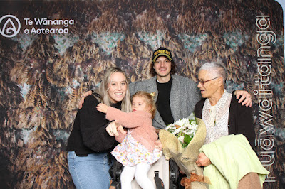 Booth photo from the TWoA Waiariki 2023 Graduations (Waiwhero), held at Te Puia, Rotorua, Bay of Plenty, New Zealand on Friday, 12 May, 2023. Photo: Instabooth by KeyImagery. Copyright: © Te Wānanga o Aotearoa.