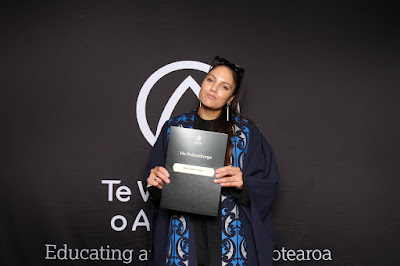 Photo from the TWoA Tāmaki Makaurau 2023 Graduations (Ceremony 4 @ 10am), held at the Due Drop Events Centre, Manukau, Auckland, New Zealand on Thursday, 8 June, 2023. Photo: InstaBooth by KeyImagery Photography. Copyright: © Te Wānanga o Aotearoa.