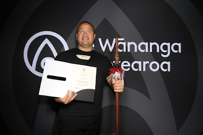 Booth photo from the TWoA Te Tai Tokerau (Kaitaia) 2025 Graduation held at Te Kura Kaupapa Maori o Pukemiro in Kaitaia, Northland, New Zealand on Monday, 14 April, 2025. Photo by InstaBooth / KeyImagery Photography. Copyright: © 2025 Te Wānanga o Aotearoa.