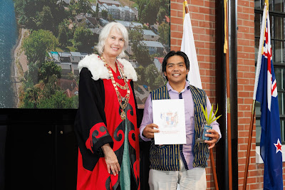 Photo from the HCC NZ Citizenship Ceremony 1 (Morning) held at The Atrium, Wintec/Te Pukenga, Hamilton, Waikato, New Zealand at 10:00am on Monday, 11 March, 2024. Photo: Mike Walen / KeyImagery Photography. Copyright: © Hamilton City Council.