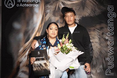 Booth photo from the TWoA Tainui 2025 Graduations (Ceremony 3 @ 10am) held at Claudelands Event Centre in Hamilton, Waikato, New Zealand on Wednesday, 30 April, 2025. Photography by InstaBooth / KeyImagery Photography. Copyright: © 2025 Te Wānanga o Aotearoa.