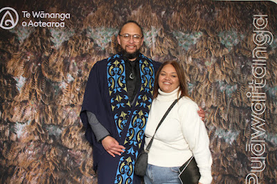 Booth photo from the TWoA Waiariki 2023 Graduations (Whakatāne), held at the Baptist Church, Whakatāne, Bay of Plenty, New Zealand on Wednesday, 17 May, 2023. Photo: Mike Walen / KeyImagery Photography. Copyright: © Te Wānanga o Aotearoa.