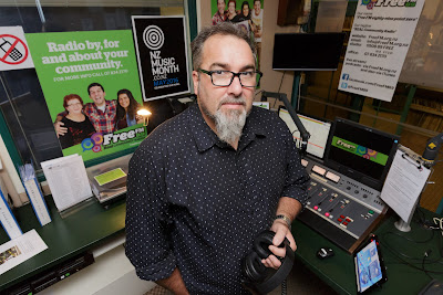 Photo of Phil Grey from Free FM in Hamilton, New Zealand. Taken Tuesday 10 May 2016.  Photo: Mike Walen / KeyImagery Photography. Copyright: © Free FM.