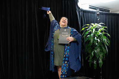 Photo from the TWoA Tainui 2022 Graduations (Mangakotukutuku), held at the Mangakotukutuku Campus, Hamilton, Waikato, New Zealand. Taken: Friday 9 September, 2022. Photo: Mike Walen / KeyImagery Photography. Copyright: © Te Wananga o Aotearoa.