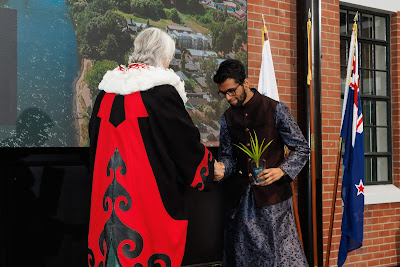 Photo from the HCC NZ Citizenship Ceremony 1 (Morning) held at The Atrium, Wintec/Te Pukenga, Hamilton, Waikato, New Zealand at 10:00am on Monday, 11 March, 2024. Photo: Mike Walen / KeyImagery Photography. Copyright: © Hamilton City Council.