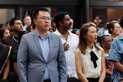 Photo from the HCC NZ Citizenship Ceremony (Morning) held in The Atrium, Wintec/Te Pukenga, Hamilton, Waikato, New Zealand at 10:00am on Monday, 12 February, 2024. Photo: Mike Walen / KeyImagery Photography. Copyright: © Hamilton City Council.
