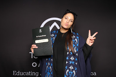 Photo from the TWoA Tāmaki Makaurau 2023 Graduations (Ceremony 4 @ 10am), held at the Due Drop Events Centre, Manukau, Auckland, New Zealand on Thursday, 8 June, 2023. Photo: InstaBooth by KeyImagery Photography. Copyright: © Te Wānanga o Aotearoa.