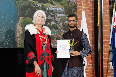 Photo from the HCC NZ Citizenship Ceremony 1 (Morning) held at The Atrium, Wintec/Te Pukenga, Hamilton, Waikato, New Zealand at 10:00am on Monday, 11 March, 2024. Photo: Mike Walen / KeyImagery Photography. Copyright: © Hamilton City Council.